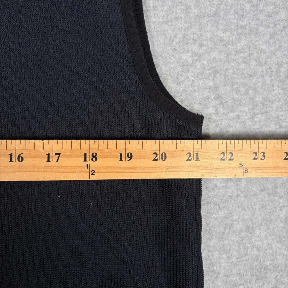 Carhartt V28 NVY Fleece Lined Vest Mens Medium Navy Blue Full Zip Workwear